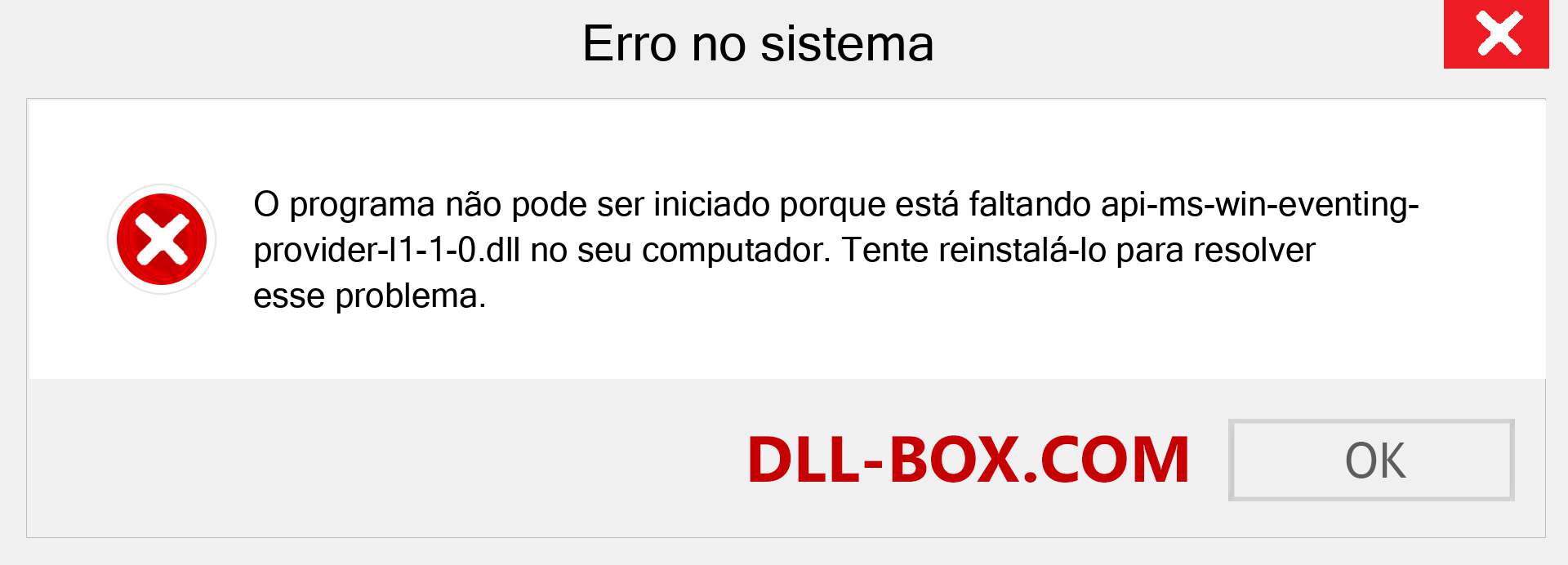 Arquivo api-ms-win-eventing-provider-l1-1-0.dll ausente ?. Download para Windows 7, 8, 10 - Correção de erro ausente api-ms-win-eventing-provider-l1-1-0 dll no Windows, fotos, imagens